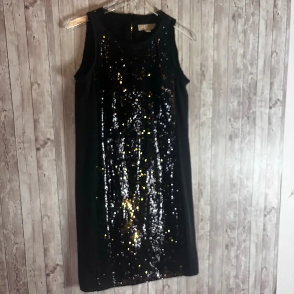 Michael Kors Sequin Contrast Shift Dress - Picture 3 of 5